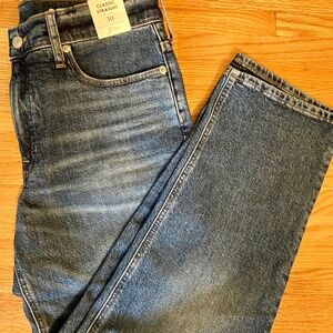 NWT, J.Crew Women’s Classic Straight Jeans, Size 30